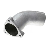 Патрубок КАМАЗ теплообменника левый (ОАО КАМАЗ)