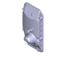 175.1110497 Крышка смотрового люка с буферной пружиной