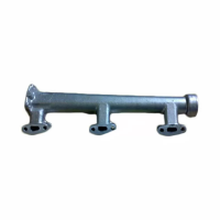 Труба ЯМЗ-240 водяная передняя левая АВТОДИЗЕЛЬ