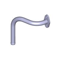 238БК-1118340 Трубка слива масла верхняя с фланцем