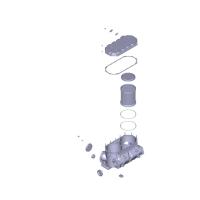 850.1170208 Корпус охладителя со шпильками