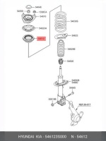 Стойка стабилизатора переднего, комплект 2шт. Kia/Hyundai
