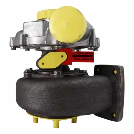 Турбина на КАМАЗ ТКР K 27 145 01 ЕВРО-2/3 (6 шп) правый