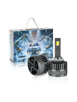 Лампы H27 светодиодные с охлаждением и контроллером 150W 10000Lm 6500K 12-24W IP68 K150-H27